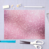 ピンクローズ金ゴールド金属箔スパークル 薄葉紙 (クラフト)