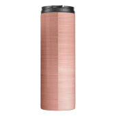 ピンクローズ金ゴールド金属箔モノグラム タンブラー (裏面)