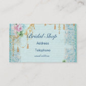 ピンクローズ&タッセルレフェミニンース 名刺 (裏面)