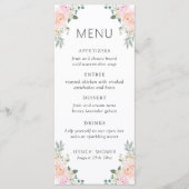 ピンクローズ&バラブライダルシャワー メニュー (正面)