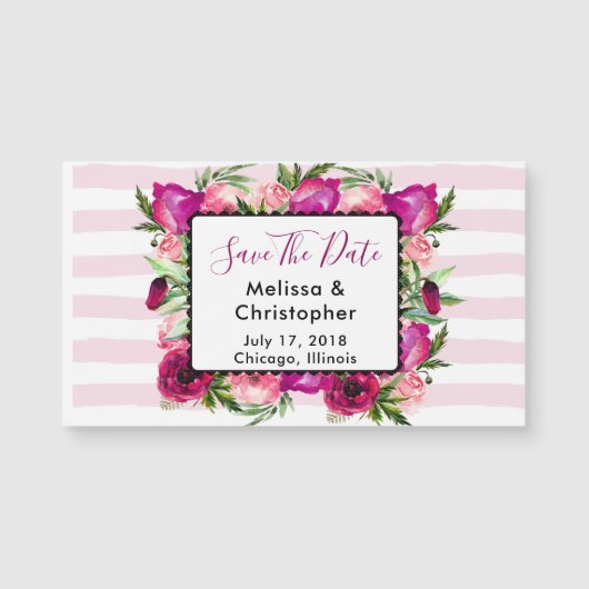 ピンクローズ&ポピーフローラ結婚ブーケの日 (正面)