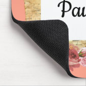 ピンクローズ&ミュージックカスタムヴィンテージ マウスパッド (コーナー)