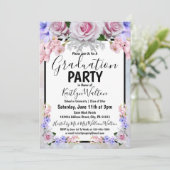 ピンクローズ《写真》ぼけ味卒業パーティー 招待状 (スタンド正面)