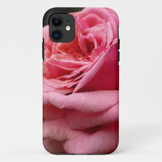 ピンクローズIかわいらし花の写真 Case-Mate iPhoneケース (裏面)
