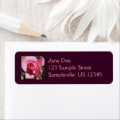 ピンクローズIIIガーデンフローラ ラベル (インサイチュ)