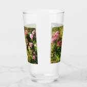 ピンクローズin開花結婚ズ タンブラーグラス (左)
