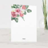 ピンクローゼオーキッドハッピーマザーズデイ・マザー・イン・ロー カード (裏面)