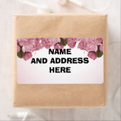 ピンクローゼシッピング住所 シール (インサイチュ)