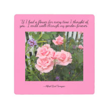 ピンクローゼスオフィングオブユーメタルプリント