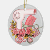 ピンクローゼスビューティシャン セラミックオーナメント (左)