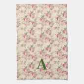 ピンクローゼスフローラキッチンタオル キッチンタオル (縦)