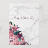 ピンクローゼスフローラマーブルマザーズデイブランチ メニュー (裏面)