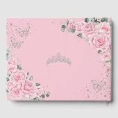 ピンクローゼスフローラ蝶シルバーキンセアニラ ゲストブック (裏面)