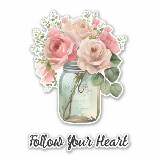 ピンクローゼスフローラ シール (正面)