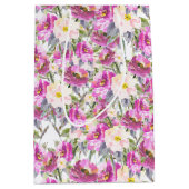 ピンクローゼスフローラ ミディアムペーパーバッグ (正面)