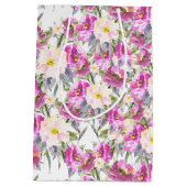 ピンクローゼスフローラ ミディアムペーパーバッグ (裏面)