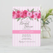 ピンクローゼスブライダルシャワー 招待状 (スタンド正面)