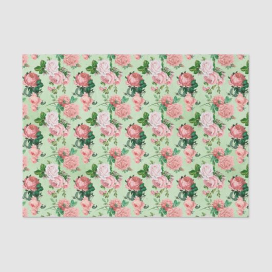 ピンクローゼスヴィンテージスタイル 薄葉紙 (正面)