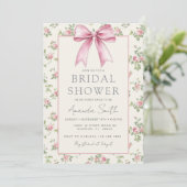 ピンクローゼスヴィンテージブライダルシャワー 招待状 (スタンド正面)