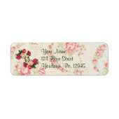 ピンクローゼス住所 シール (正面)