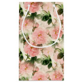 ピンクローゼス抱き枕 スモールペーパーバッグ (裏面)