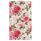 ピンクローゼス抱き枕 スモールペーパーバッグ (裏面)