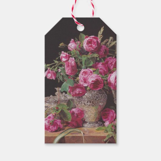 ピンクローゼス（バイフェルディナンドジョージヴァルデューラー） ギフトタグ (正面)