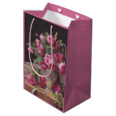 ピンクローゼス（バイフェルディナンドジョージヴァルデューラー） ミディアムペーパーバッグ (裏面アングル)