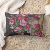 ピンクローゼス（バイフェルディナンドジョージヴァルデューラー） ランバークッション (ブランケット)