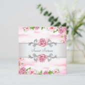 ピンクローゼスSweet sixteenパーティー 招待状 (スタンド正面)