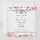 ピンクローゼスSweet sixteenパーティー 招待状 (裏面)