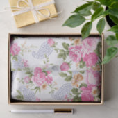 ピンクローゼズアンドペイズリー 薄葉紙 (ギフト)