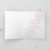 ピンクローゼズアンドレースハッピーバースデースペシャルレディ カード (内部)