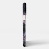 ピンクローゼズダーク&ムーディ iPhoneケース (右側面)