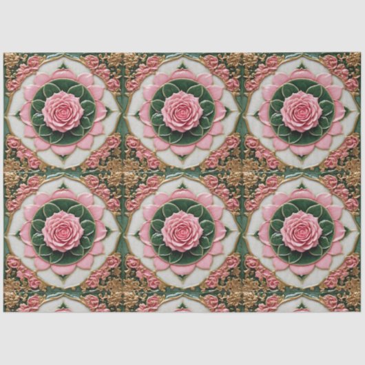 ピンクローゼズビューティフルモダンコレクション 薄葉紙 (正面)