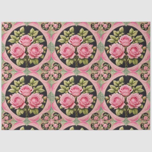 ピンクローゼズビューティフル人気があるコレクション 薄葉紙 (正面)