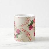 ピンクローゼズマグ コーヒーマグカップ (中央)