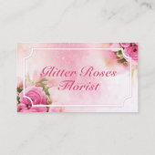 ピンクローゼフローリスト名刺 名刺 (裏面)