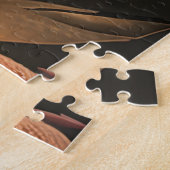 ピンクロータスインザモーニングライトジグソーパズル ジグソーパズル (側面)