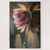 ピンクロータスインザモーニングライトジグソーパズル ジグソーパズル (縦)