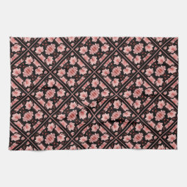 ピンクロータスクラシック キッチンタオル