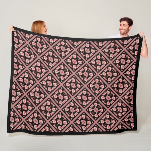 ピンクロータスクラシック フリースブランケット (インサイチュ)