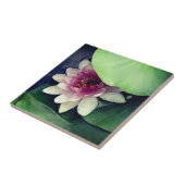 ピンクロータススケッチフォトタイル タイル (側面)