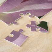 ピンクロータスフラワーII夏フローラ ジグソーパズル (側面)