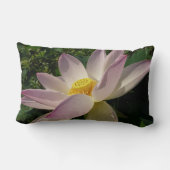 ピンクロータスフラワーIII夏フローラ ランバークッション (裏面)