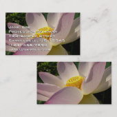 ピンクロータスフラワーIII夏フローラ 名刺 (正面/裏面)