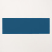 ピンクロータスフローラマインドフルネス引用文ダークブルー ヨガマット (裏面(横))