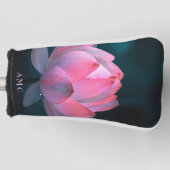 ピンクロータスモノグラムパターゴルフヘッドカバー ゴルフヘッドカバー (正面)