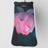 ピンクロータスモノグラムパターゴルフヘッドカバー ゴルフヘッドカバー (回転90)