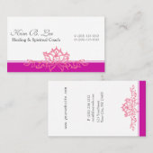 ピンクロータスヨガオム啓蒙活動 名刺 (正面/裏面)